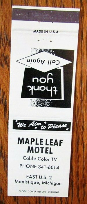 Econo Lodge Lakeshore (Maple Leaf Motel) - Matchbook